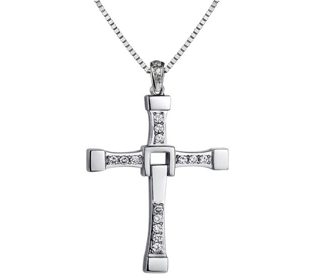 Vin diesel fast and 2024 furious cross necklace